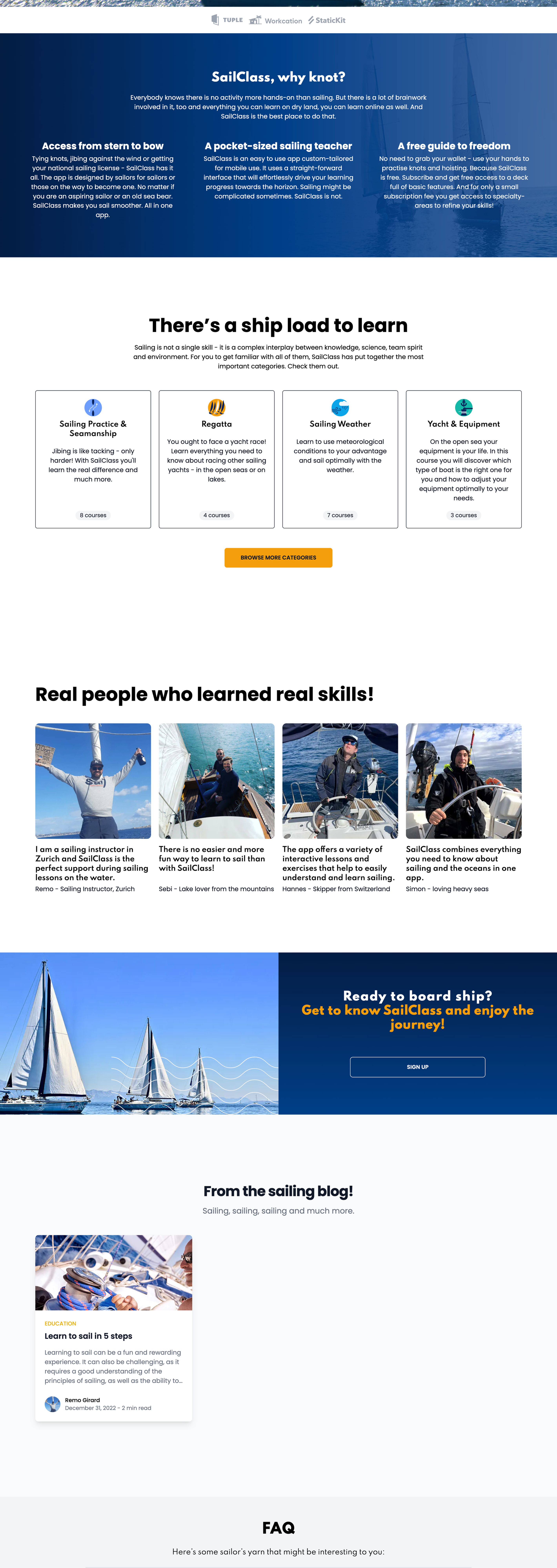 SailClass Screenshot