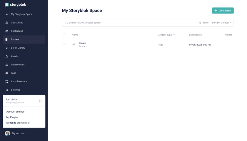 Storyblok v1 switch