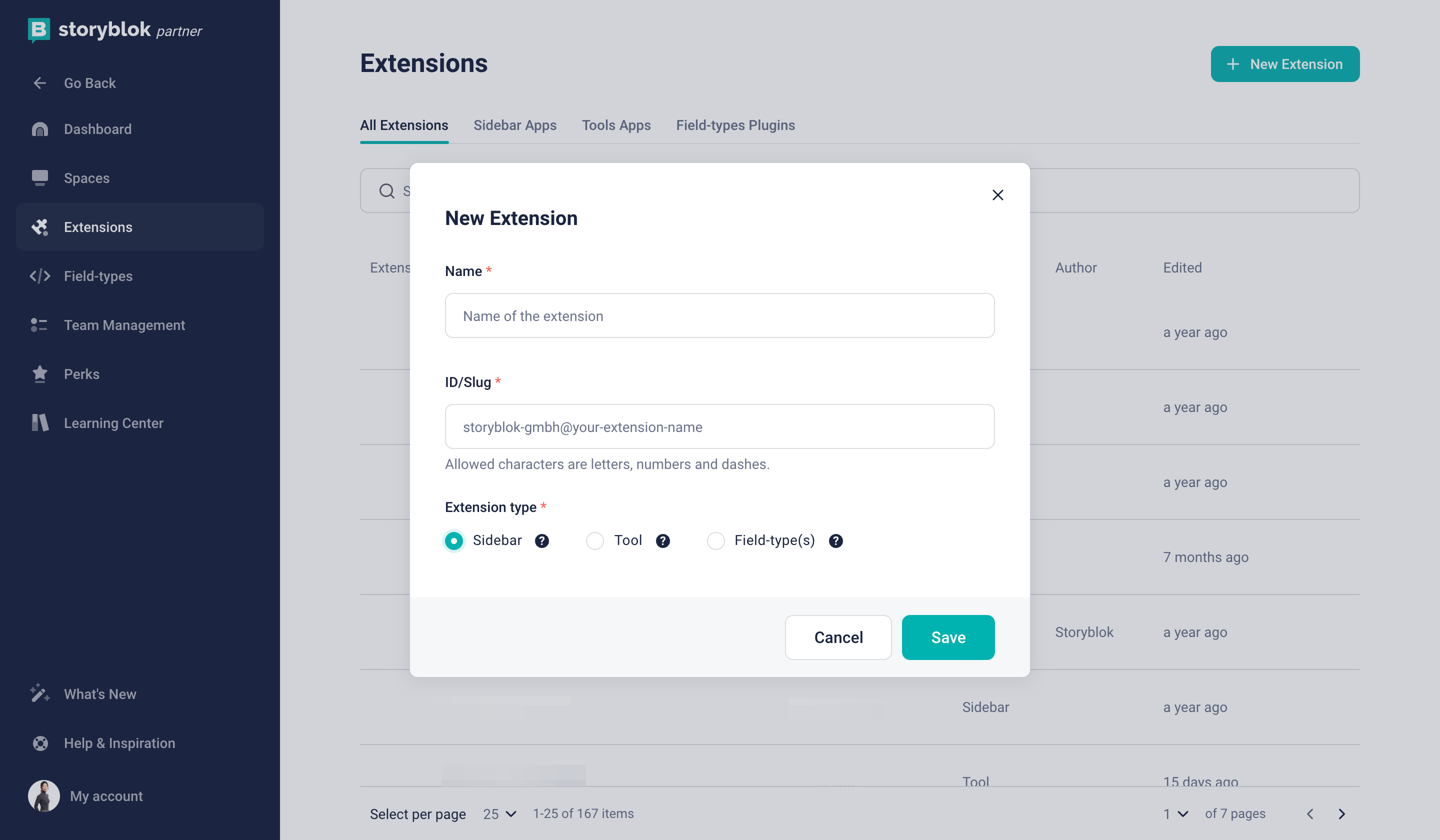 new-extension