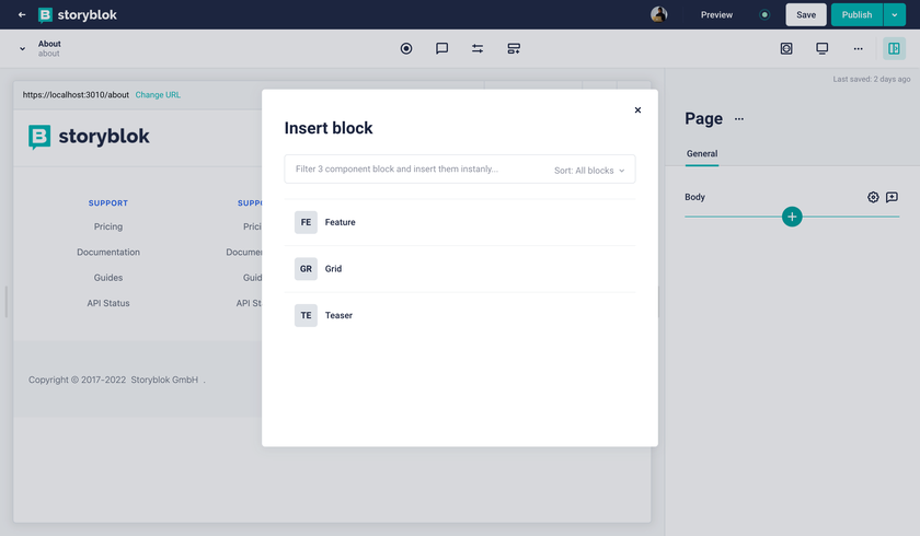 Add Components