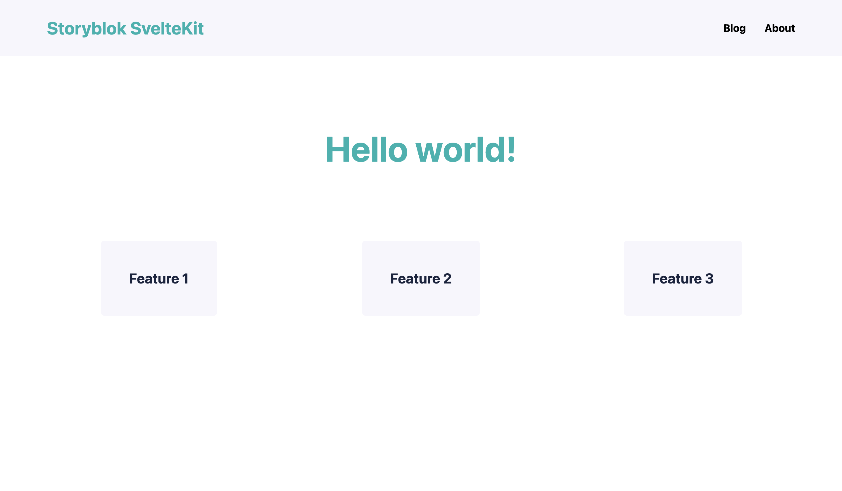 home story on localhost