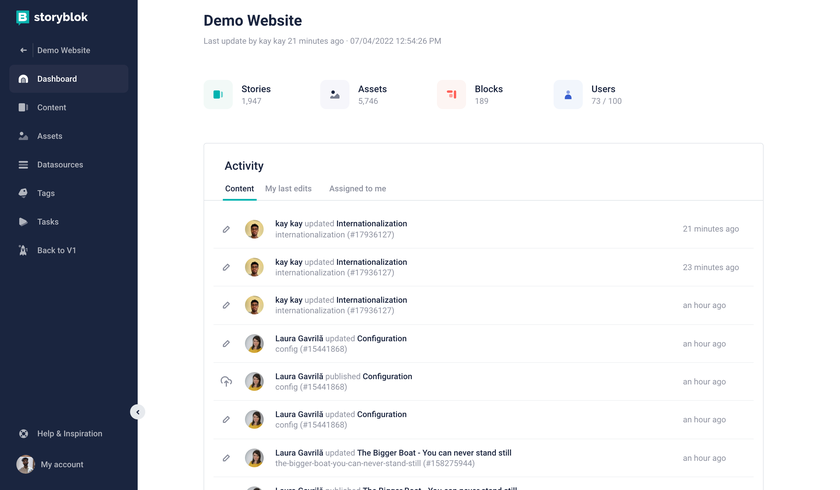 Editor Dashboard