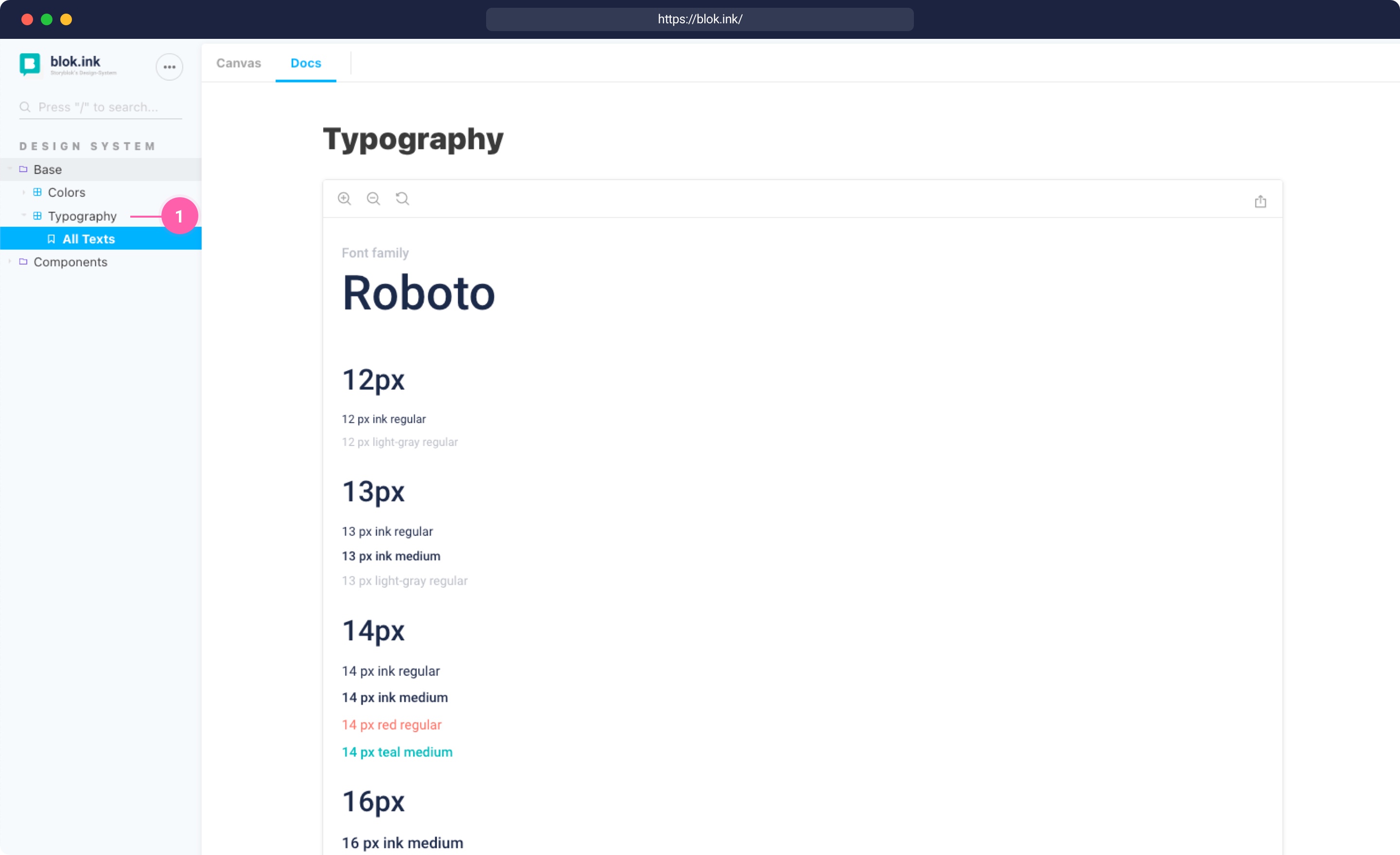 Blok Ink Typography