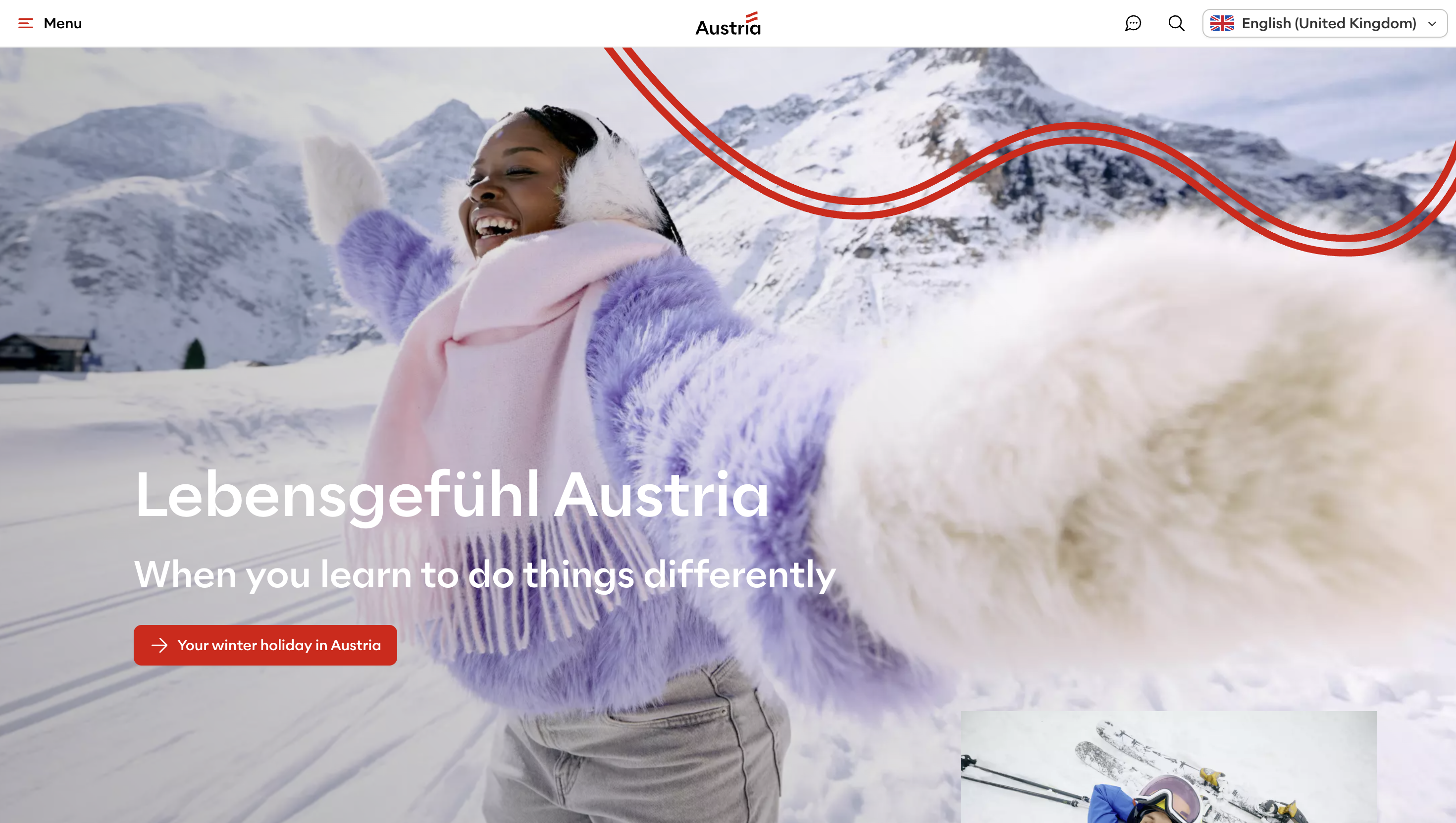Österreich Werbung Screenshot