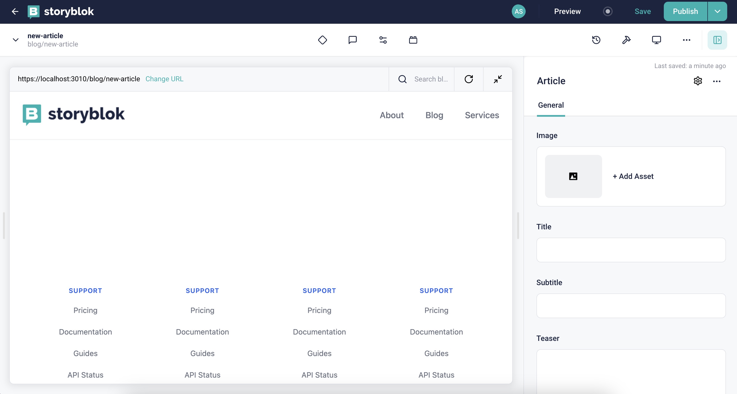 Storyblok Remix Ultimate tutorial part 5 new article