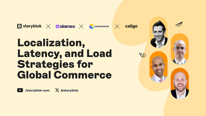 localization, latency and load for global commerce