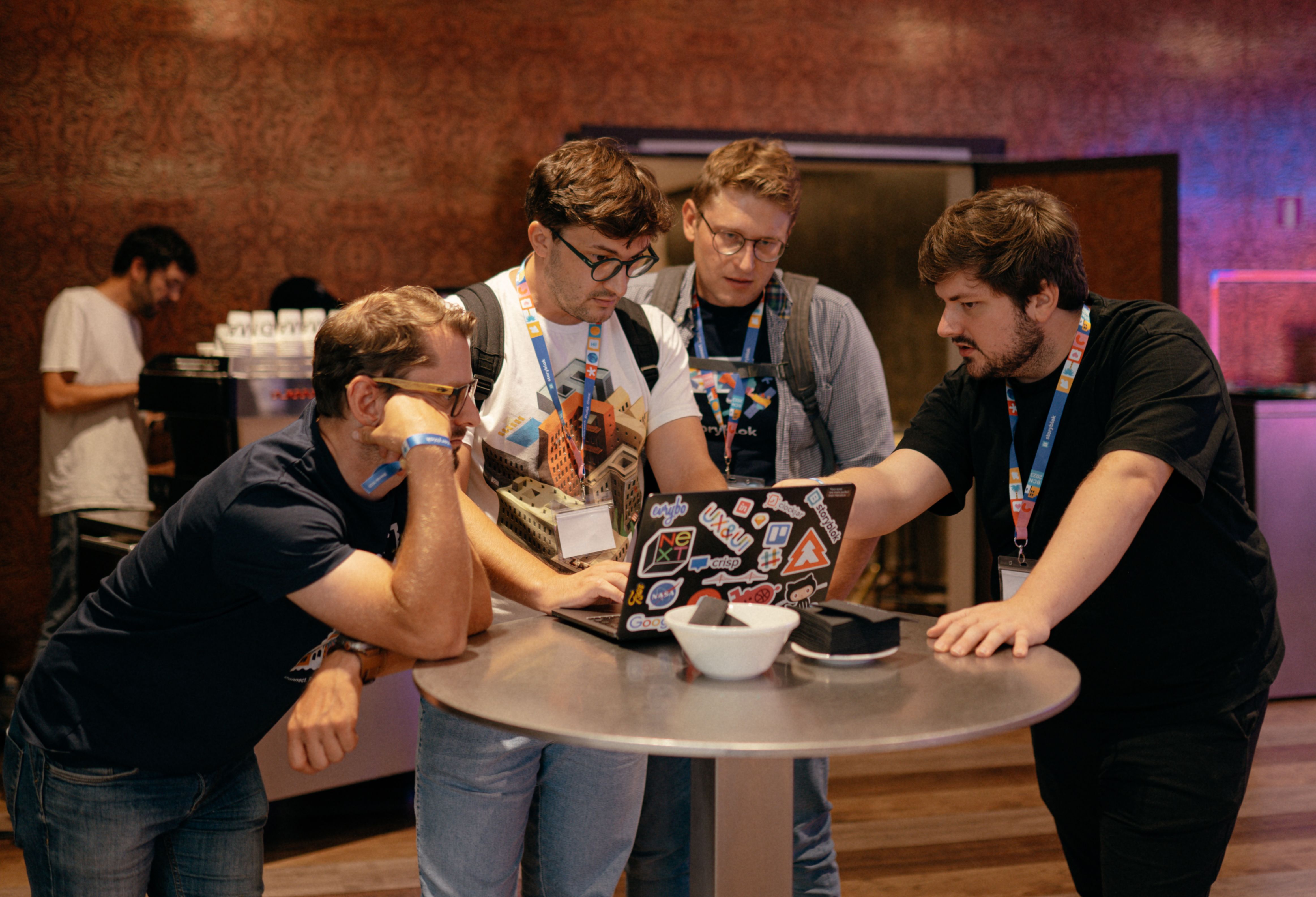 photo of Storyblok team during event