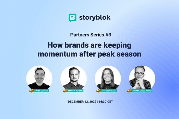 Storyblok Partners Series webinar #3