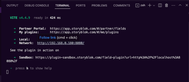 Storyblok plugin sandbox