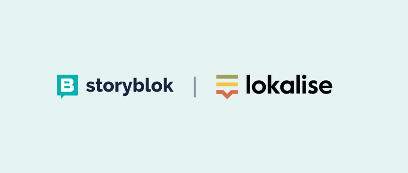 Illustration showing partnership between Storyblok and Lokalise