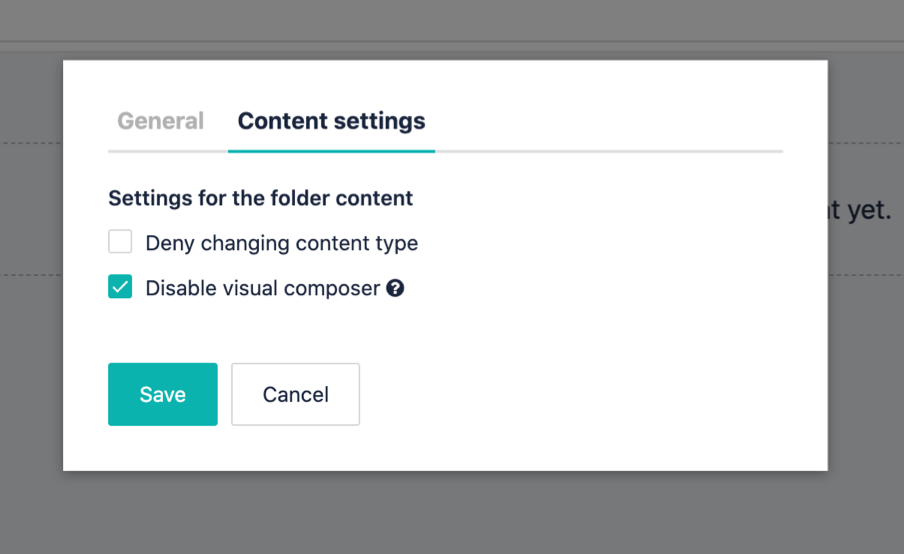 Disable visual editor for Article