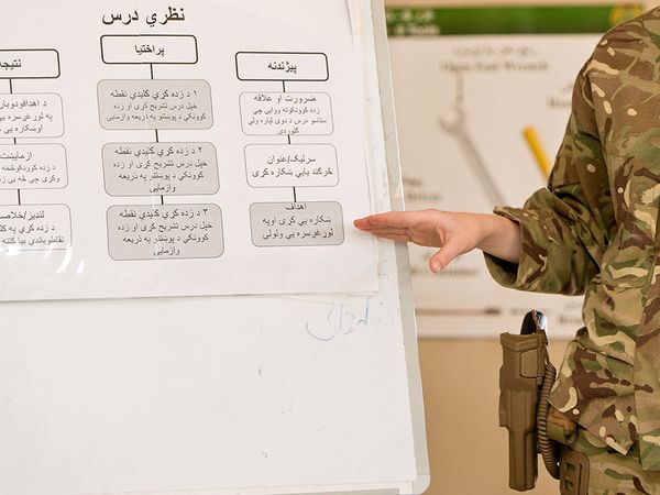 ETS officers on the ranges