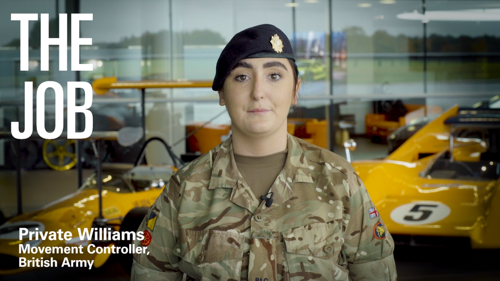 Female Movement Controller at McLaren Racing