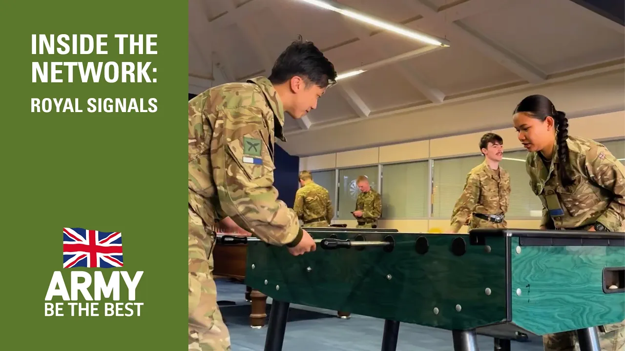Screenshot from Royal Signals video