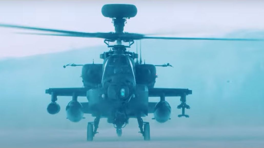Apache helicopter