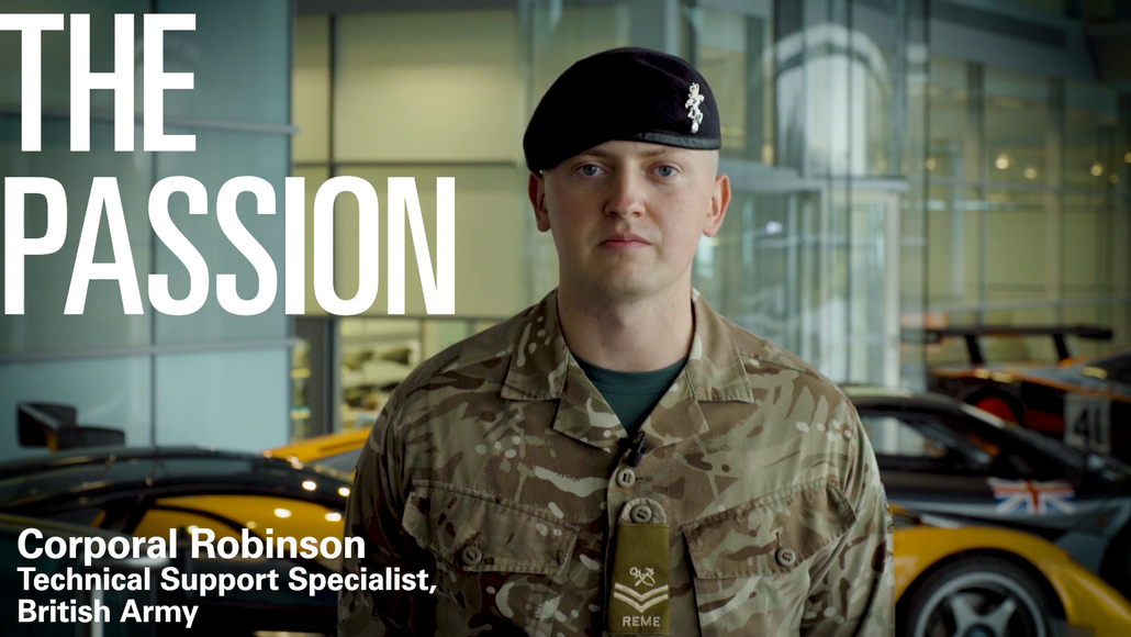 Technical Support Specialist Soldier at McLaren Racing HQ