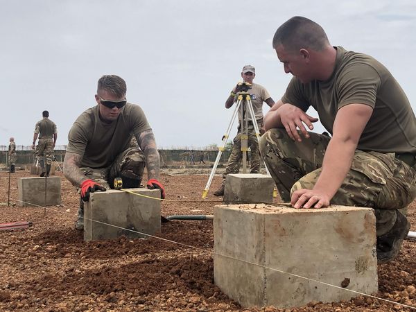 Army bricklayers