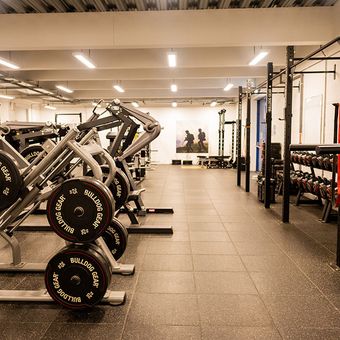 The gym at AFC Harrogate