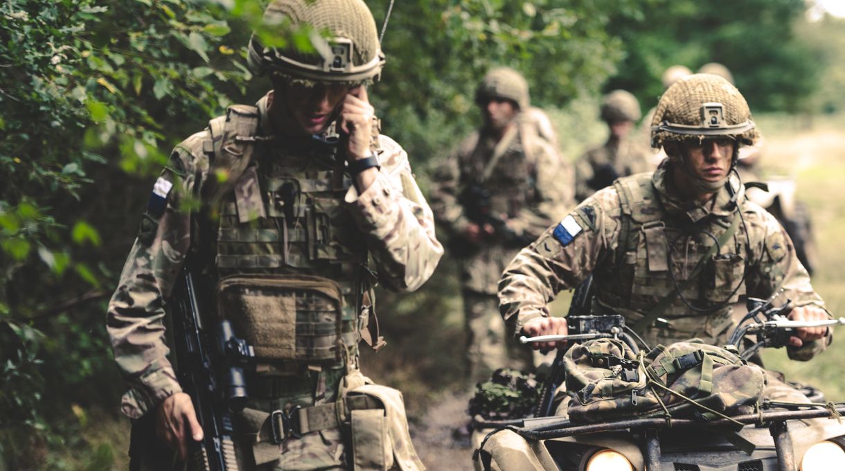 Royal Signals in action