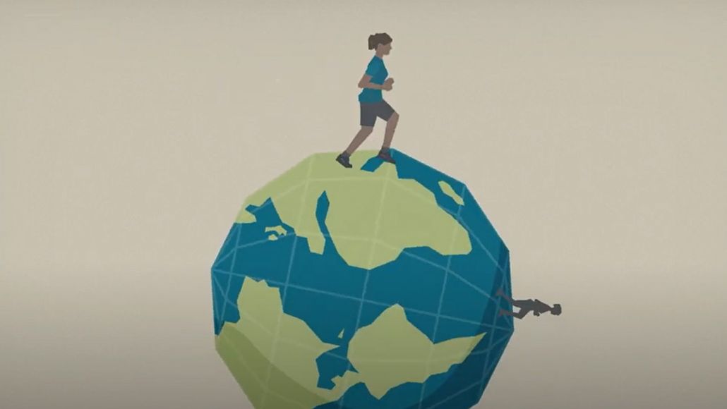 still from running video