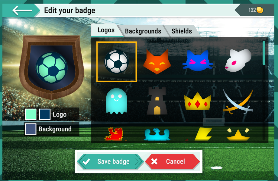 1. PERSONALISE YOUR SHIELD AND YOUR COLOURS