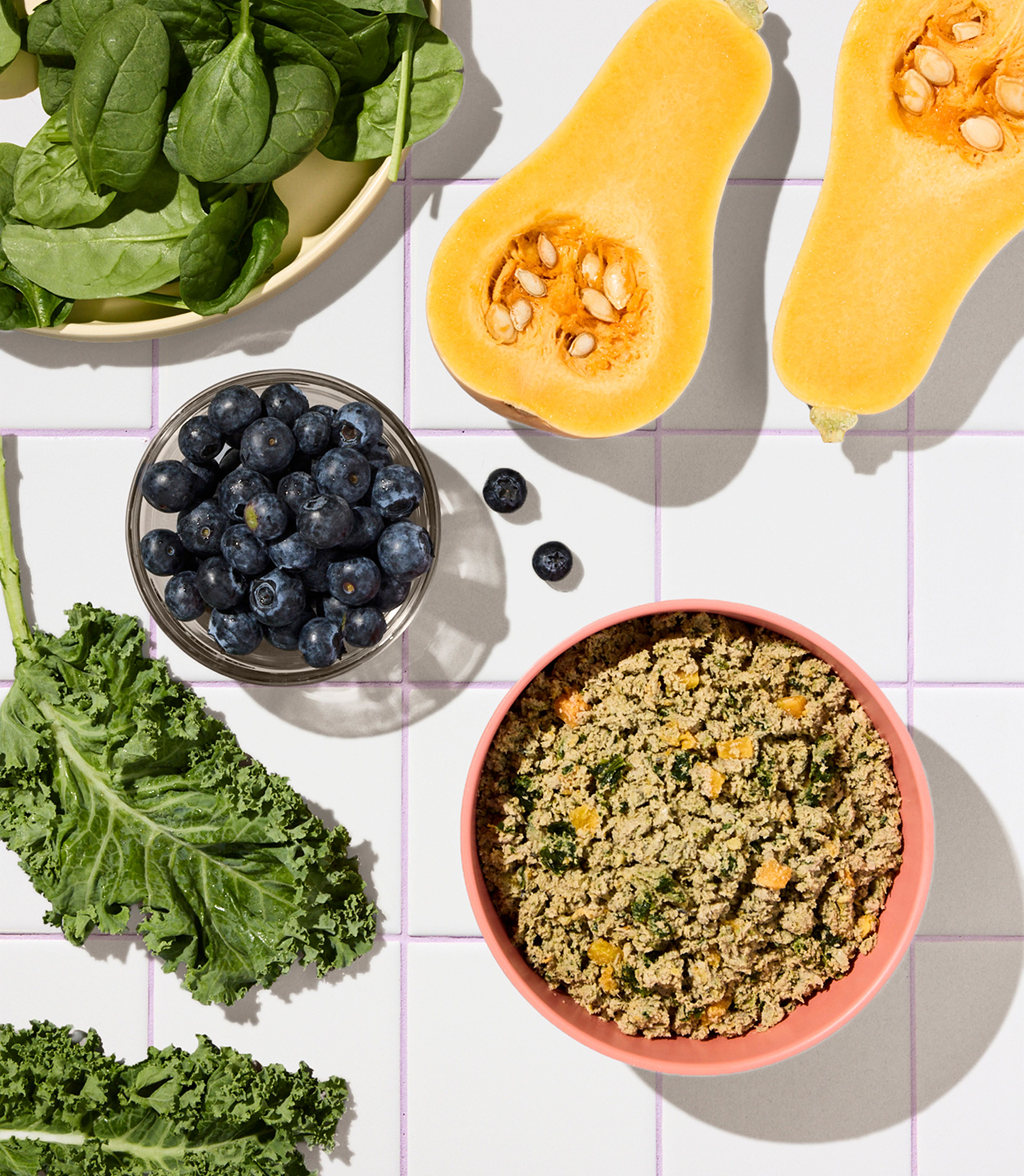 fresh bowl of Turkey recipe next to ingredients