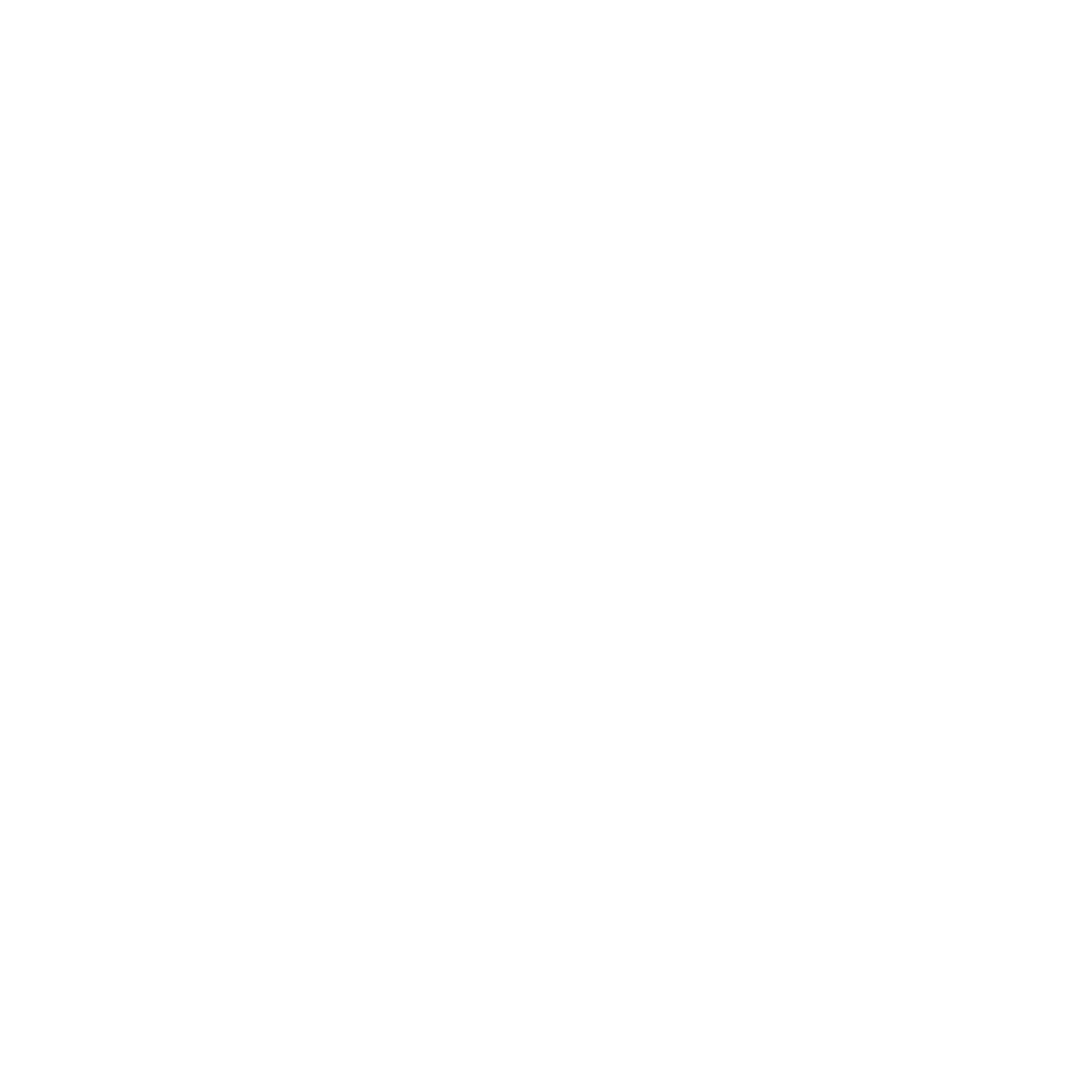 A white, minimalist phone receiver icon on a transparent background.