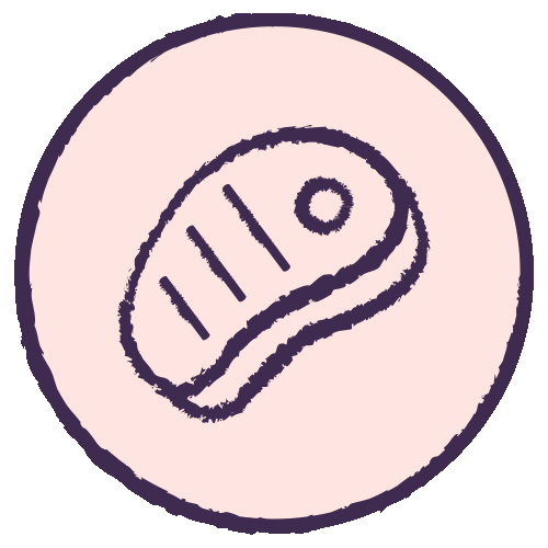 Meat protein icon