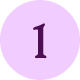 number 1 icon