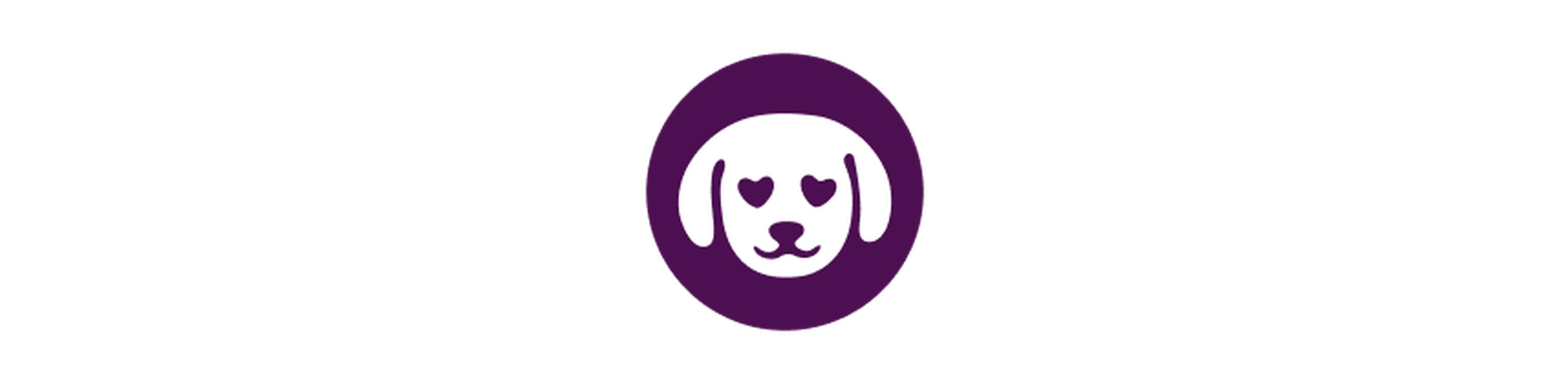 Dog heart eyes icon