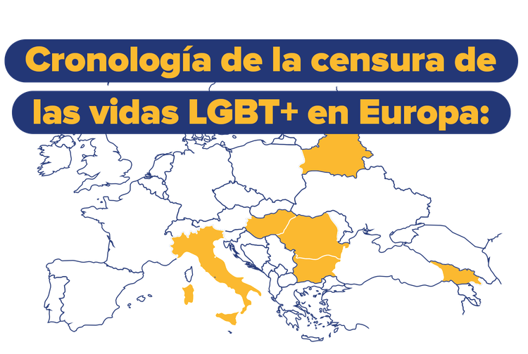 Cronología de la censura de las vidas LGBT+ en Europa: