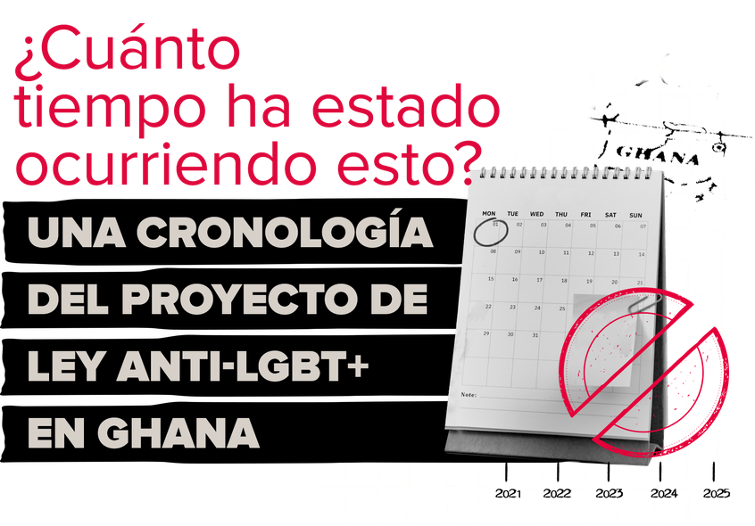 ¿Cuánto tiempo ha estado ocurriendo esto?  Una cronología del Proyecto de Ley Anti-LGBT+ en Ghana