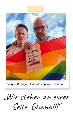 „Wir stehen an eurer Seite, Ghana!!!“