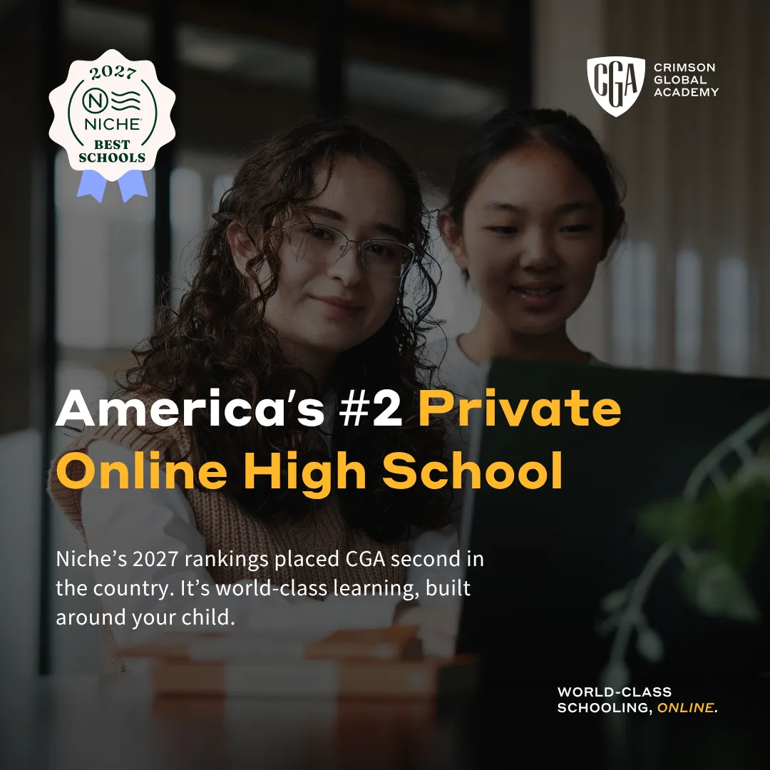 USA based CGA student engaged in online class