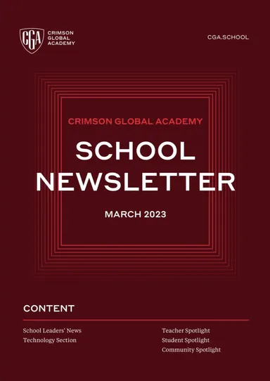 school newsletter