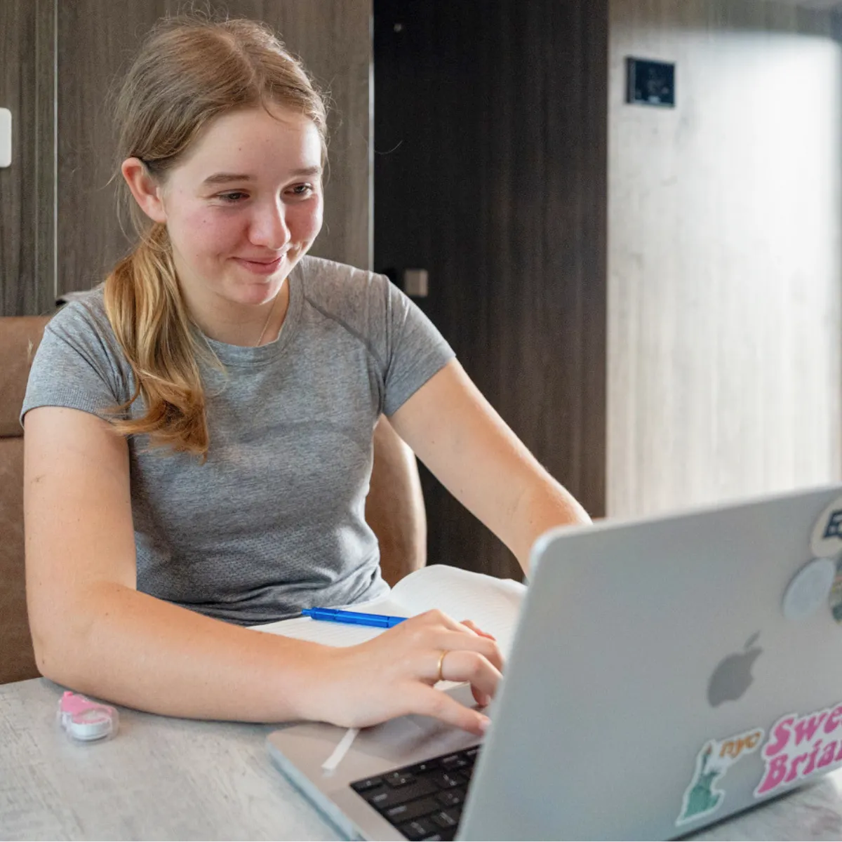 Student Studying