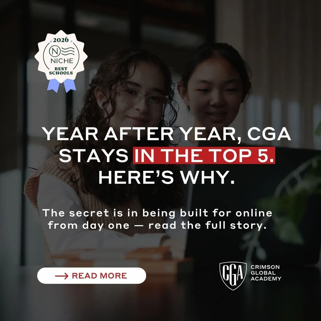 USA based CGA student engaged in online class