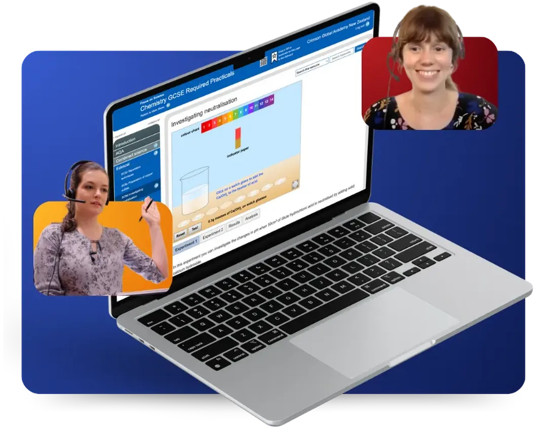 CGA teacher during online class