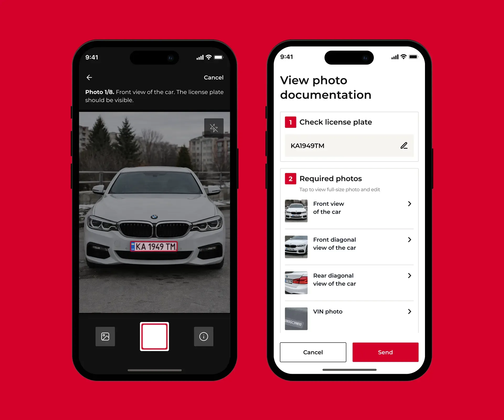 Automating vehicle photo documentation with AI