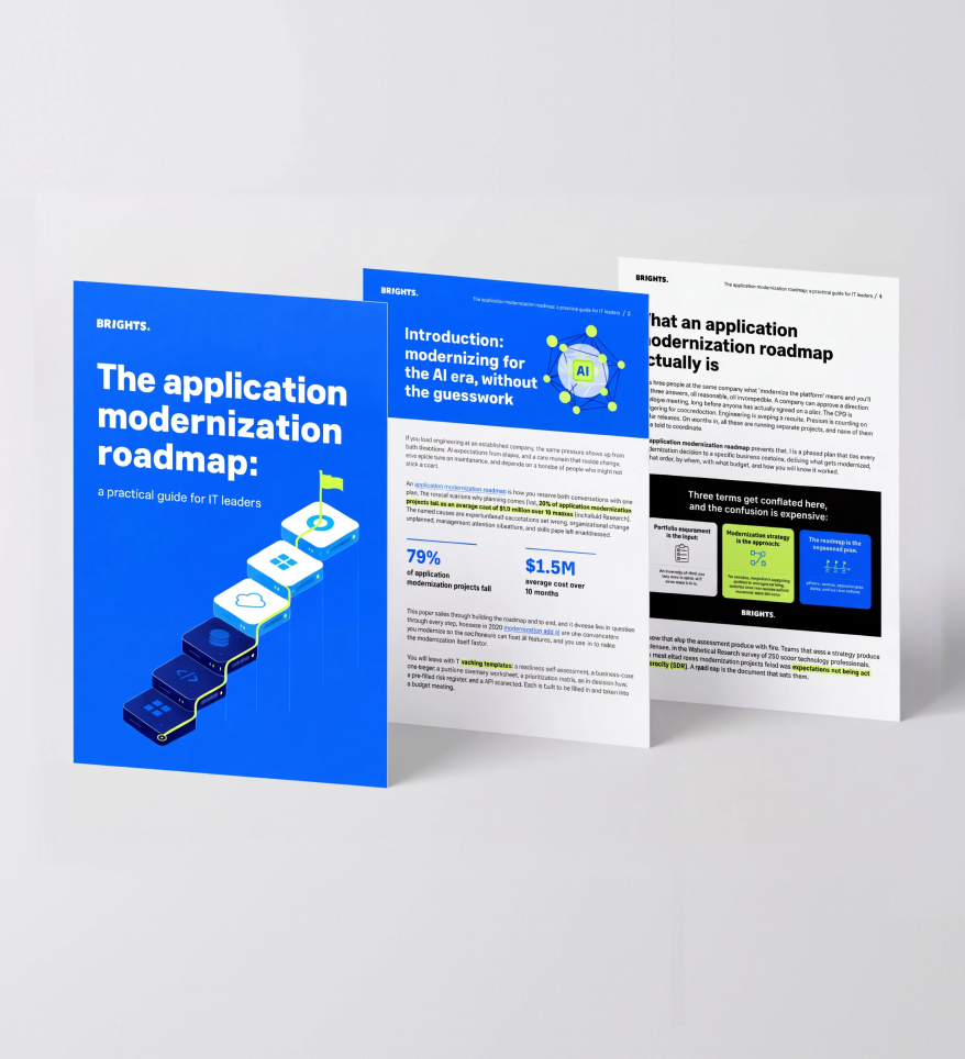 App modernization roadmap