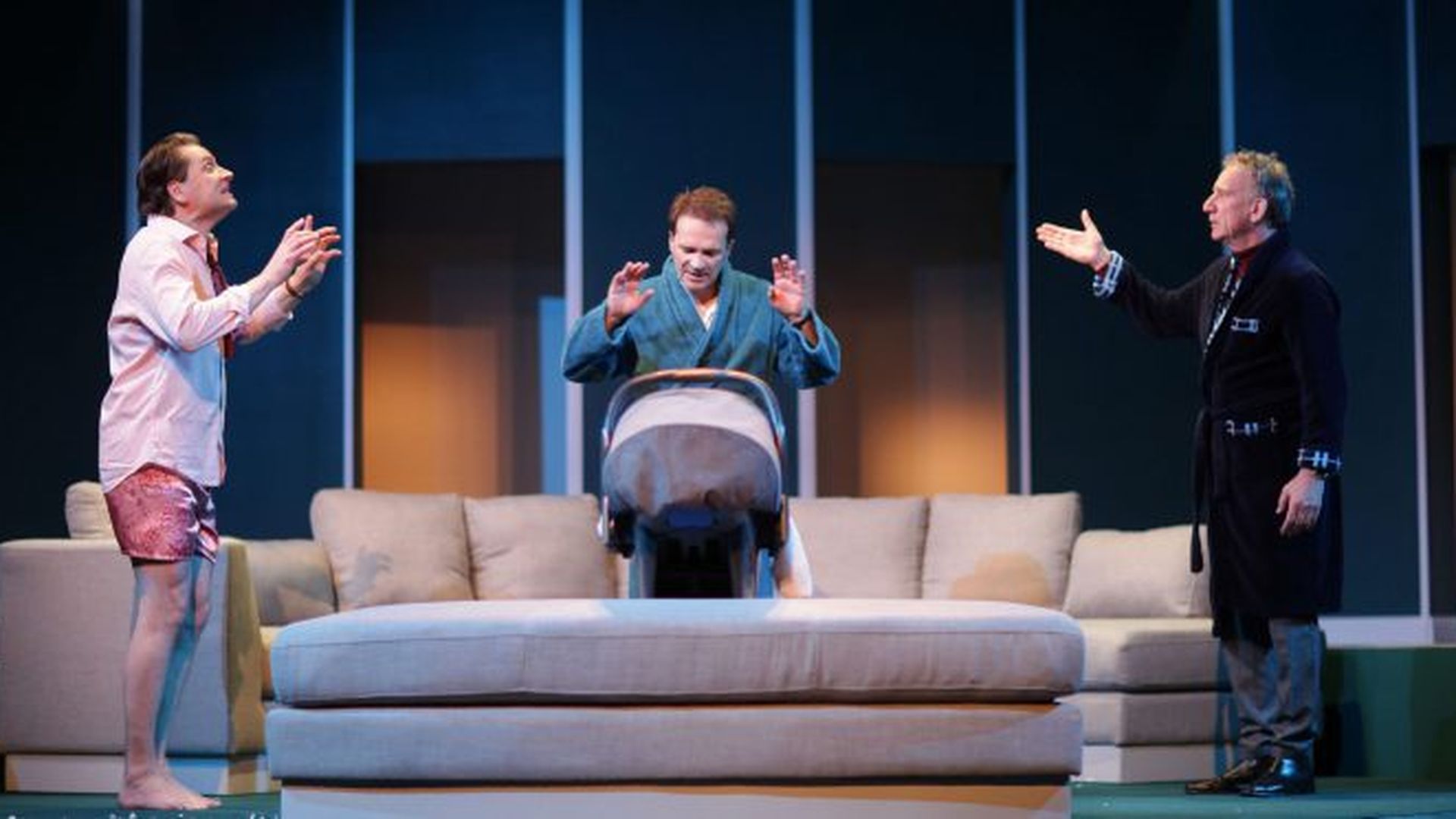 Drei Männer und ein Baby Theater