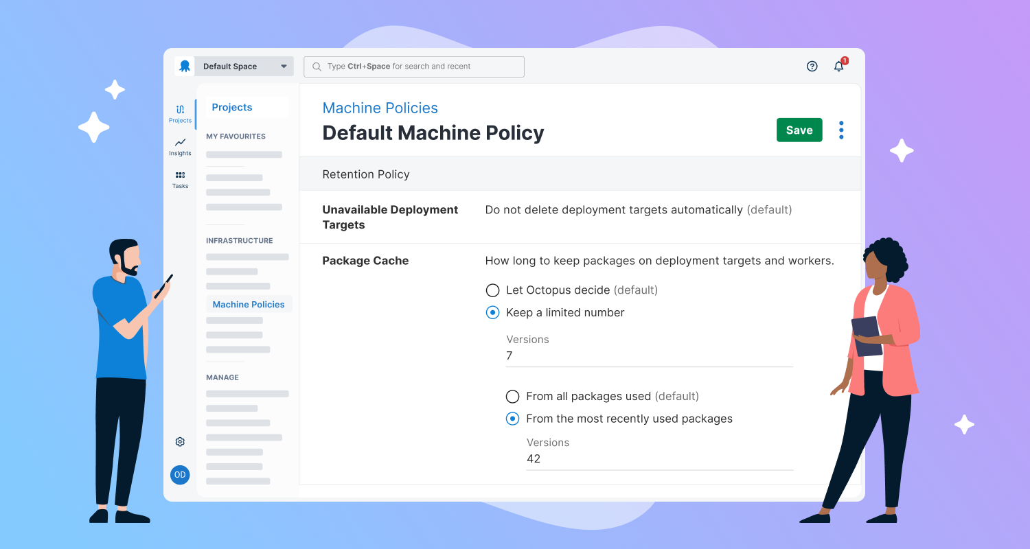 Improve performance with more control over package retention policies