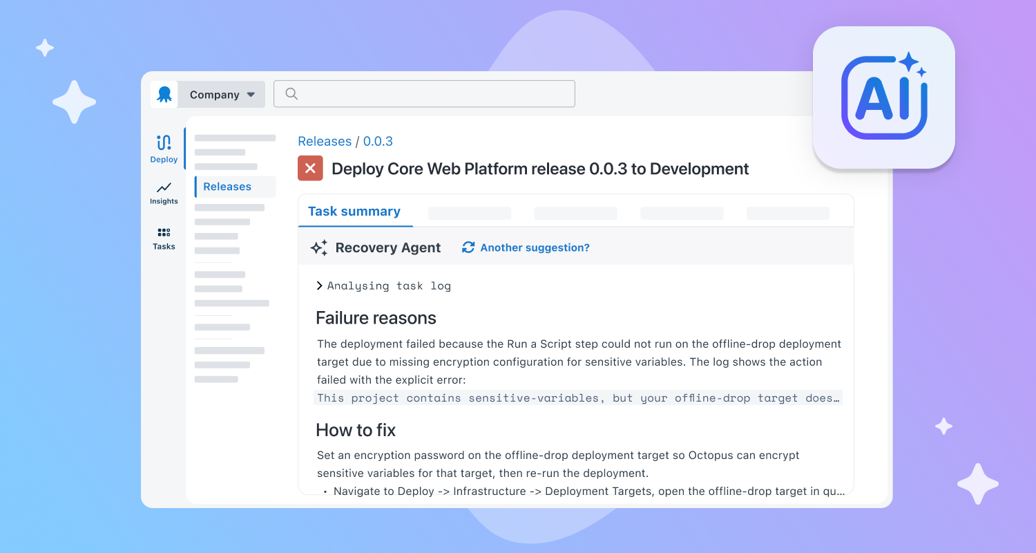 Diagnose issues and recover faster with the Recovery Agent