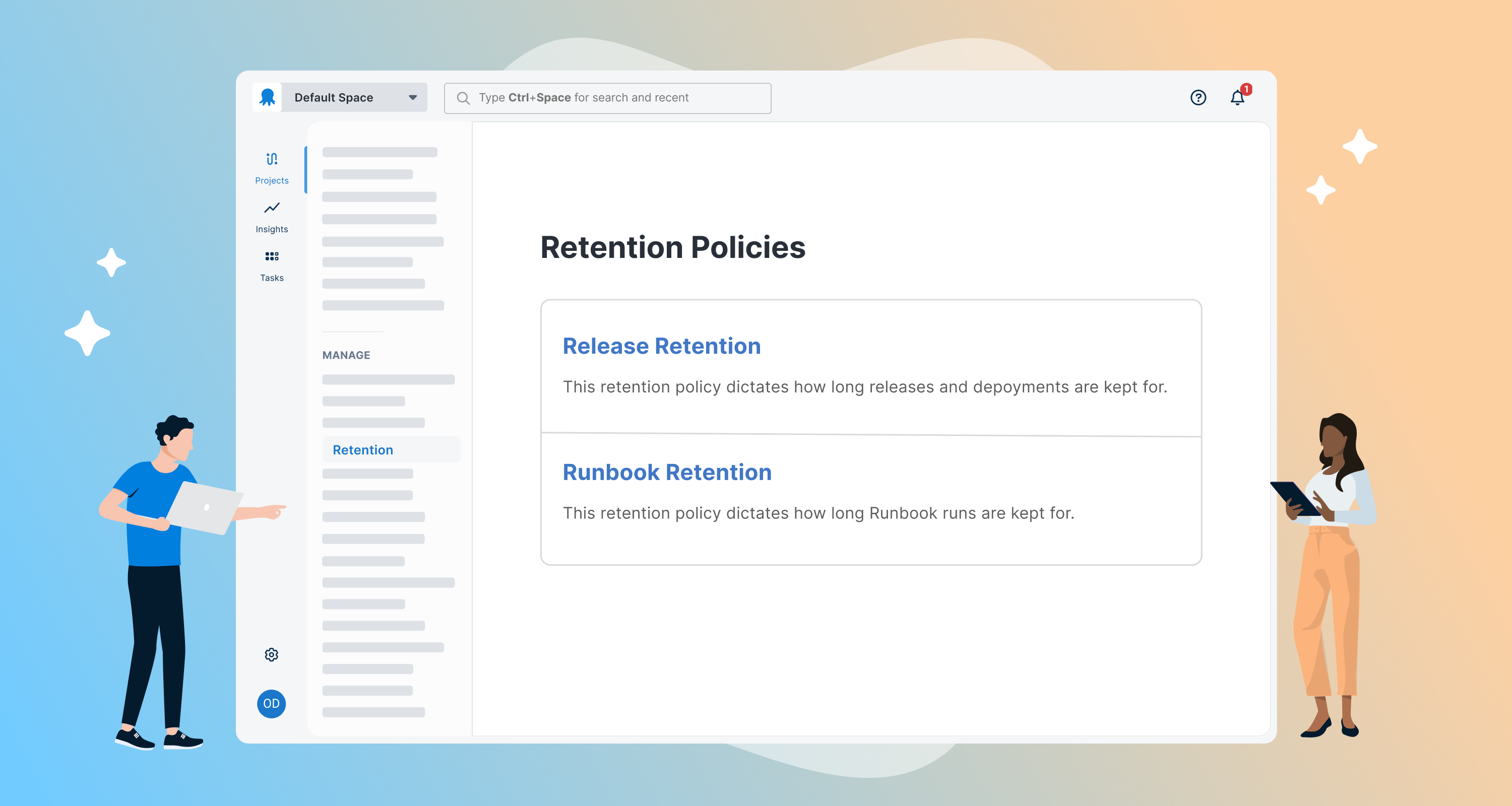 Better visibility and control with centralized retention policies