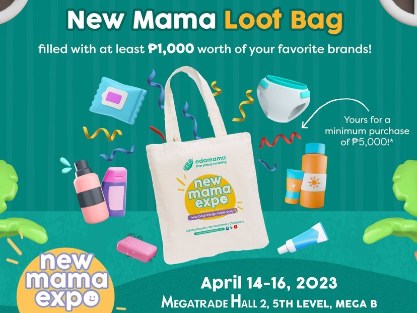 Get Your Special Loot Bag this New Mama Expo 2023 by edamama