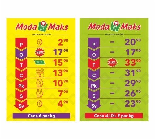  Maskavas ielā 250/4 un Barona ielā 38 preču maiņa katru nedēļu!