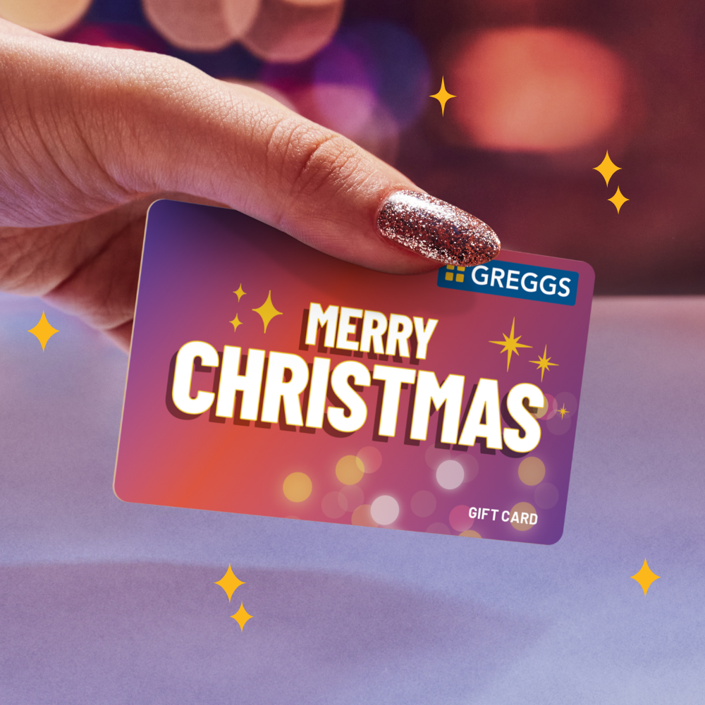 There's still time to sleigh Christmas with a Greggs Gift Card