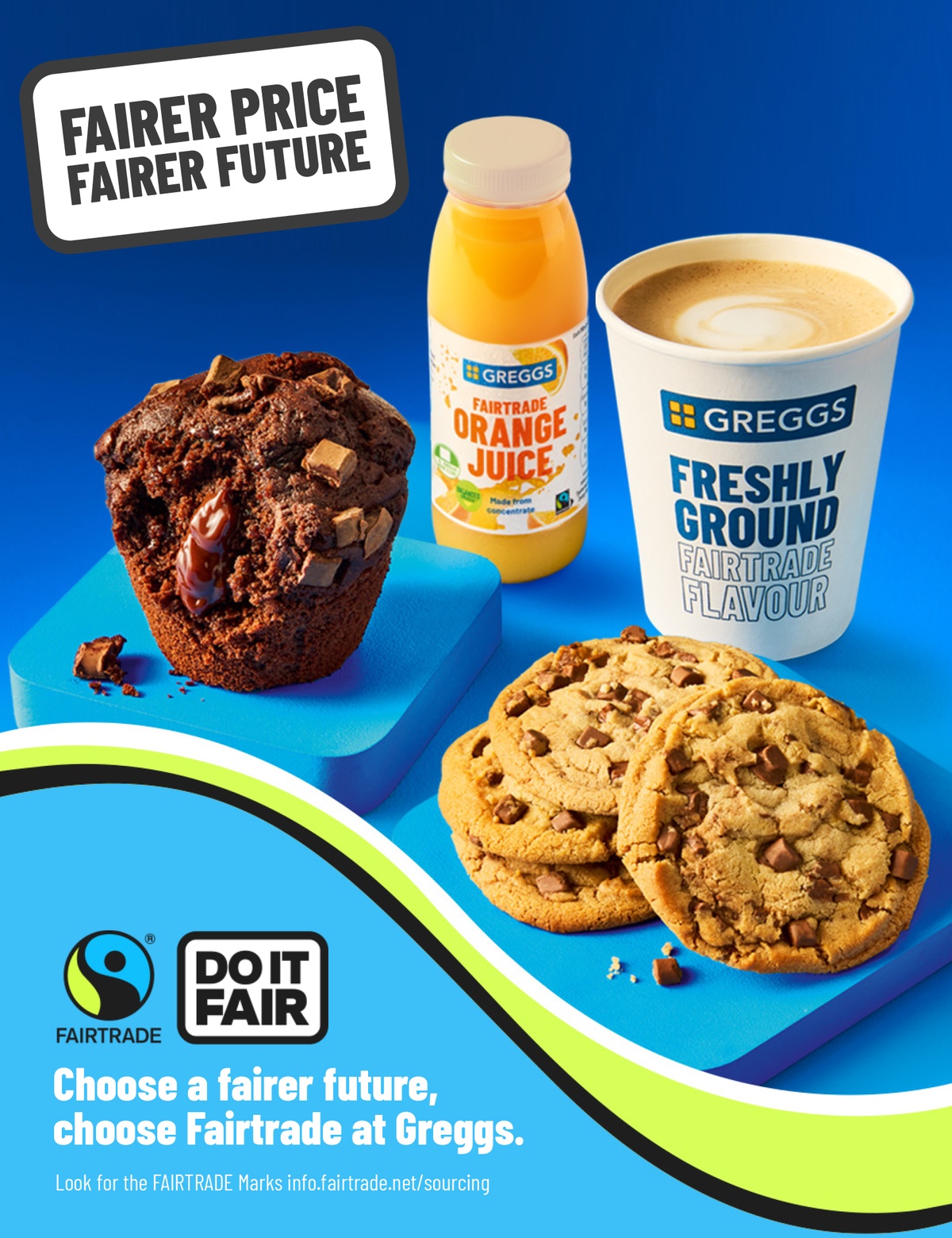 Enjoy Fairtrade at Greggs