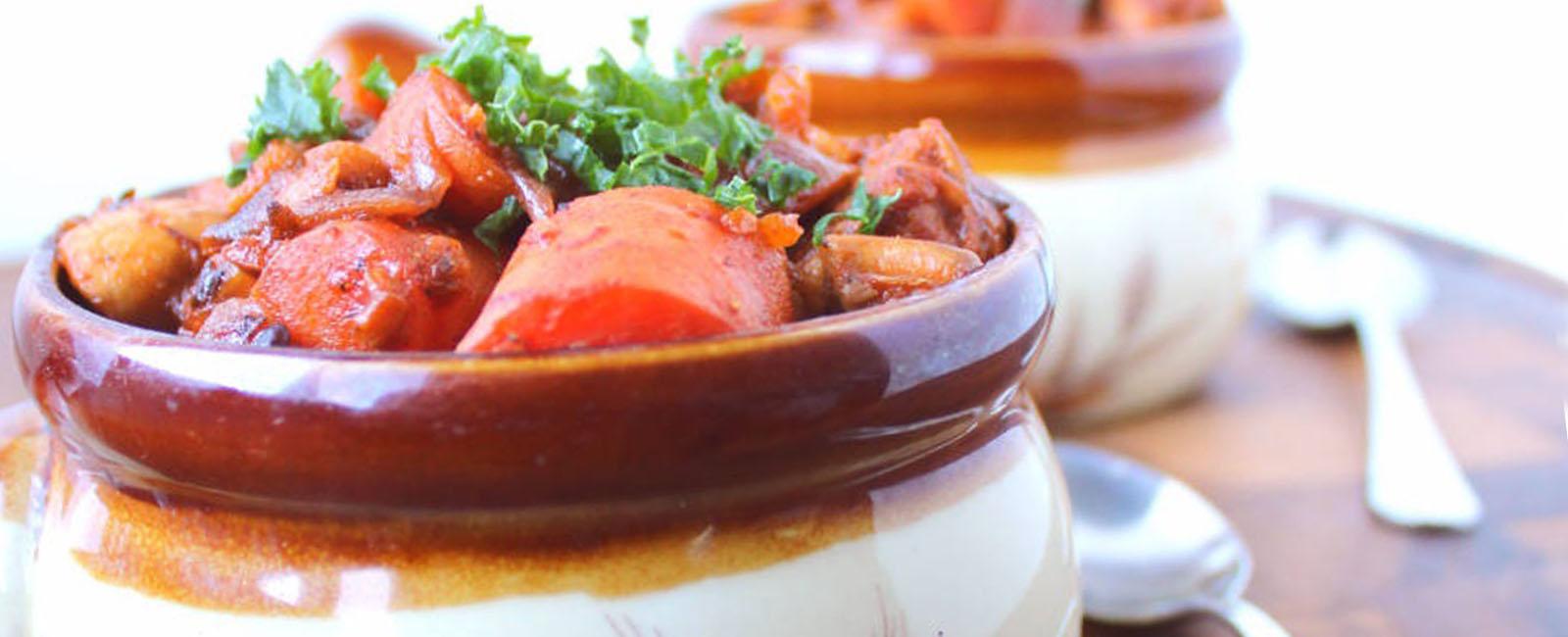 Vegan Tempeh Mushroom Bourguignon Welch's