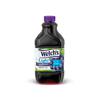 Bottle of Welch's Grape Juice Light